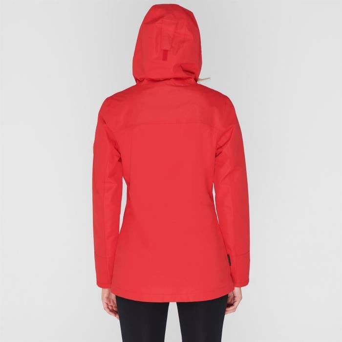 Gelert Coast Veste Impermeable Femmes Rouge Cdiscount Pret a Porter