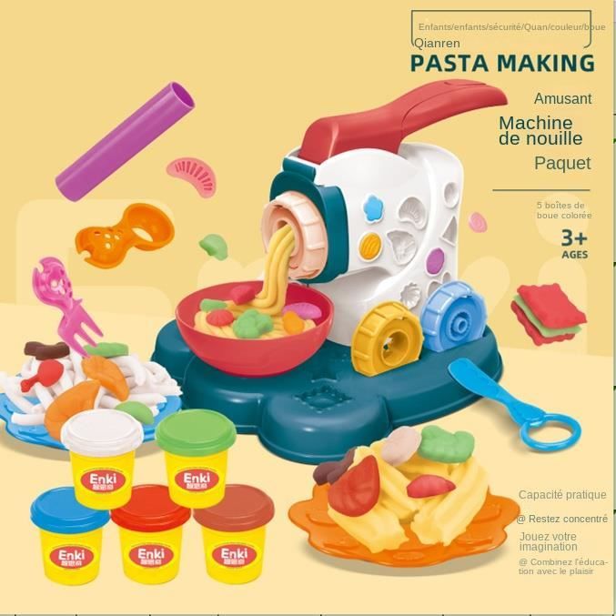 Set Pâte à Modeler Cuisine Genio Kids - 47 Pièces, 0,72 Kg, Machine à Glace, Composition Naturelle, Pour Enfants 3 à 10 Ans