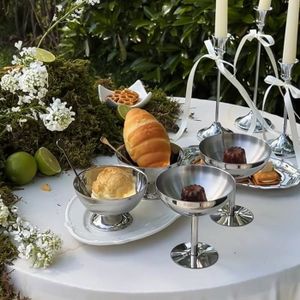 6 coupes à glace inoxydable hong kong. | Selency