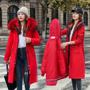 Blouson Mi-long Femme Doublé Chaud - Parka Avec Capuche Amovible - Pour Automne/hiver Et Mi-saison - Grande Taille Disponible
