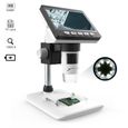 BTH23118-Microscope Numérique LCD De Bureau 1000X 4,3 Pouces HD 1080P Microscope USB Portable avec Lumières 8 LEDs-0
