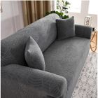 BRAND Housse de Canapé Extensible avec Accoudoirs, Impermeable, Anti Griffe, Antipoussière(3 Places,Gris Foncé)