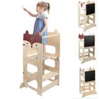 3 in 1 Tour d'apprentissage Enfant - MIPAN - Montessori Tour d Observation Pliable -Avce Tableau Enfant - À Partir 1 an - Style 2