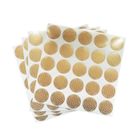 AUCUNE EAST-WEST Trading GmbH Fleur de Vie Stickers Étiquettes, Autocollant, doré, 2,5 cm, Lot de 100