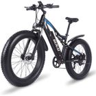 Vélo Électrique GUNAI MX03 26" Fat Bike VTT Électrique 1000W 48V 17Ah Tout Suspendu Autonomie 40KM+ Noir