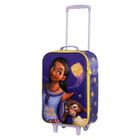 KARACTERMANIA Valise Trolley Soft 3D - Disney Wish, Asha et la Bonne Étoile Star - Lilas - Taille Unique