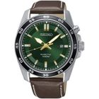 Montre - Seiko - SKA791P1 - Vert - Cuir - 10 Atm