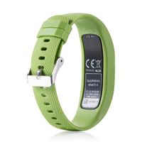 Sangle de bracelet en silicone pour Garmin VivoFit 4 Fitness Tracker d'activité petite taille en vert
