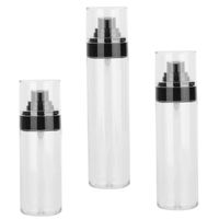 EJ.life Flacon pulvérisateur 3 pièces/ensemble flacons pulvérisateurs transparents avec couvercles contenant liquide d'huile