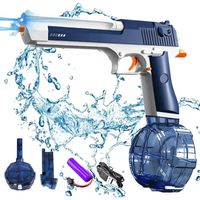 Pistolet à eau électrique pour Enfants et Adultes,Jouet de tir à Eau Automatique - Portée de 8-10M - Rechargeables 