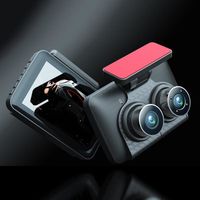 Caméra embarquée de double Caméras 1080P-720P WiFi Moniteur de Stationnement 24H pour Uber, Lyft, trajets en auto-conduite