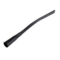Tête de buse d'aspiration plate longue et flexible LESHP - Noir - Modèle 01125 - Brosse de nettoyage pratique