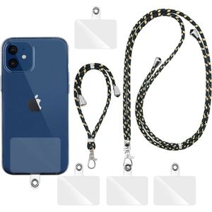 DKDDSSS Cordon Téléphone Portable Tour De Cou - Lanière Universelle Détachable 2 Pièces
