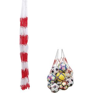 Sac Filet Portable Pour Ballons – Foot, Basket, Rugby – Avec Clip De Montagne – Diamètre 25 Cm - 11