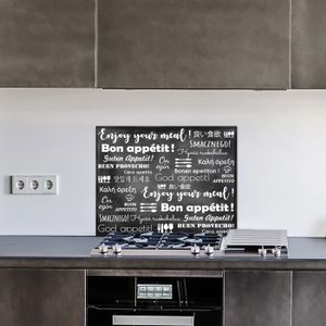 Crédence Cuisine Aluminium Motif Plage - 90x60 Cm - Protection Murale Anti-éclaboussures