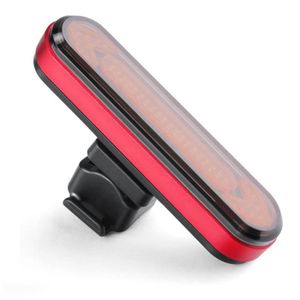 ECLAIRAGE POUR VÉLO Feu arrière LED pour vélo intelligent - Rouge - Télécommande sans fil - Clignotant