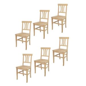 CHAISE Tommychairs - Set 6 chaises cuisine ARTEMISIA, rob