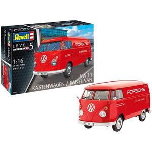 ACCESSOIRE MAQUETTE Kits de modélisme - REVELL - VW T1 Boîte Chariot - Plastique - 14 modèles - Echelle 1:16