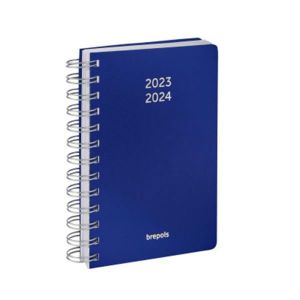 POPRUN Agenda 2023 2024 Journalier Scolaire Spirale 21,5x14,5cm, 1