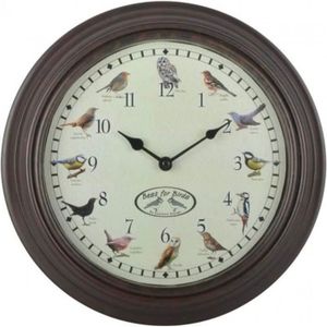 Horloge Murale à Coucou Avec Son D'Oiseau Enchanté - Design Maison Forestière, Décoration Charmante Pour Enfants Et Salon