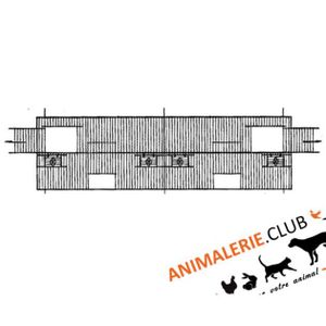 Façade De Cage 100 X 30 Cm Chromée Pour Canaris Et Oiseaux