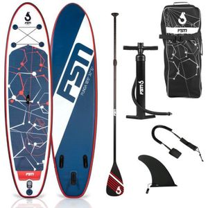 STAND UP PADDLE Stand up Paddle Gonflable PUNGA 10'8 - 320 x 81 x 15 cm - Pack complet avec Pompe, Pagaie, Leash et Sac de transport