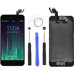 ECRAN DE TÉLÉPHONE NOIR ECRAN LCD POUR IPHONE 6 Complet 4.7+ HOME CAM