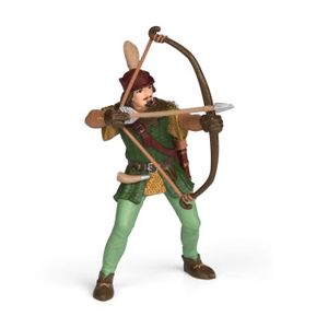 FIGURINE - PERSONNAGE Figurine Robin des bois debout - PAPO - Vert - Licence Robin des Bois - Pour Enfant - A partir de 3 ans