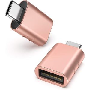 CÂBLE INFORMATIQUE Syntech Adaptateur USB C vers USB Pack de 2 Adapta