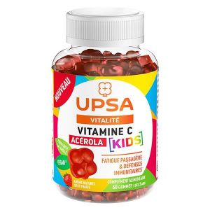 TONUS - VITALITÉ UPSA Acérola Vitamine C Kids 60 gommes