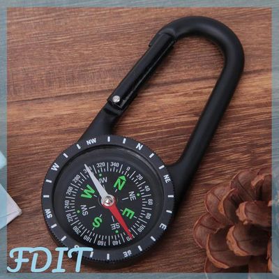 Boussole Porte-Clés Waterproof Multifonction - Boussole De Survie Portable Pour Randonnée Et Camping