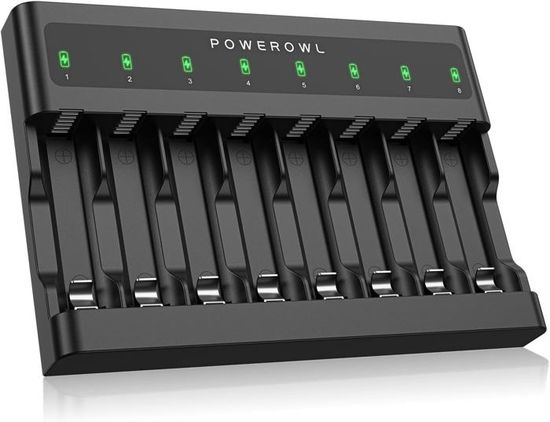 C704A4 Chargeur De Piles à 4 Emplacements Pour Piles AA AAA Chargeur Usb