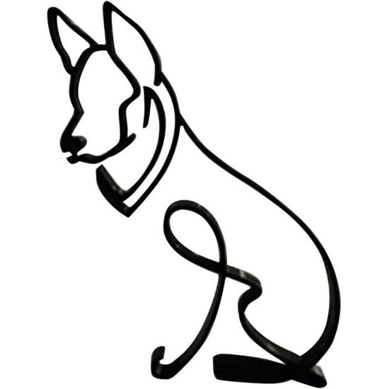 Sculpture Décorative Blanche, Décoration Moderne, Figurines Pour Salon, Chambre, Bureau, Armoire à Vin, Doré