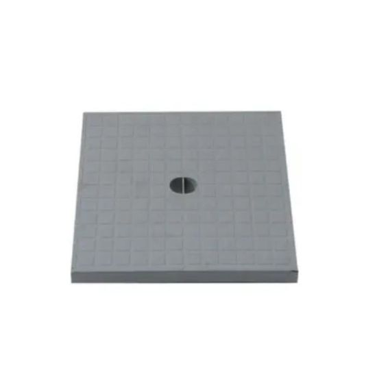 Plaque D'égout En Acier Inoxydable - Couvercle De Regard Carré Encastré 20x20 Cm - Capacité 1 Tonne, Pour Allée, Trottoir, Jardin