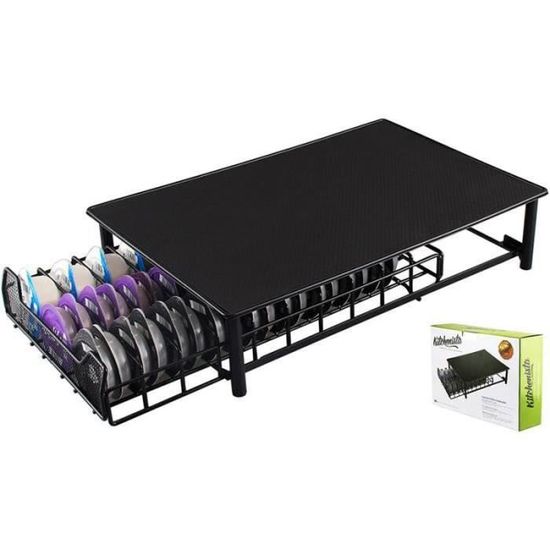 Distributeur à Dosettes Café En Inox - Support 20 Capsules Nespresso® - Design Compact Avec Poignée