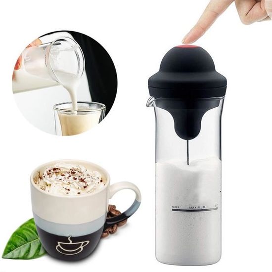 Mousseur à lait électrique Cappuccino mousseur café mousse fabricant lait frappé mélangeur Machine Portable maison cuisine choco