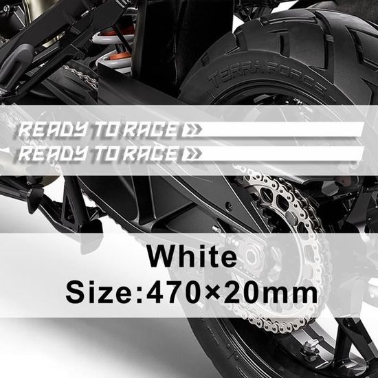 2 Autocollants Réfléchissants Vinyles Motif Animalier - Déco Rétro Pour Auto, Moto, Maison