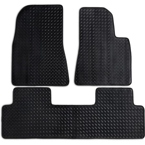 JOAIFO Heavy Duty Leopard Print Car Mats - 4-Piece Universal Trim-to-Fit For SUV, Truck, Sedan