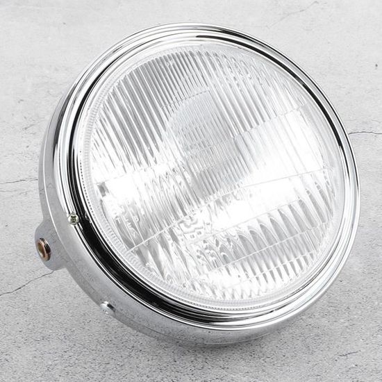 Qiilu Accessoire De Moto 6in Couvercle De Lentille De Gril De Phare