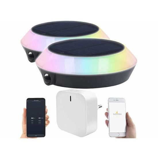 OSRAM SMART+ Lampe de table WiFi MOOD LIGHT, noir RVB CCT, lot de 2