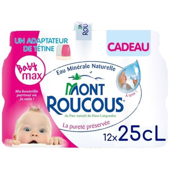 Lot De 6 Mont Roucous Eau Minerale Naturelle 12 X 25 Cl Cdiscount Au Quotidien