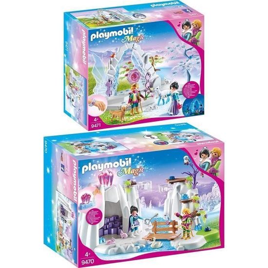 Playmobil Magic 9471 pas cher, Frontière Cristal du monde de l'Hiver