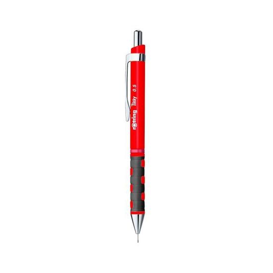 Set ROtring Tikky Stylo à Bille Et Porte-mine Pastel | Encre Bleue M - Mine HB 0.5mm | Corps Rose Thé Avec étui