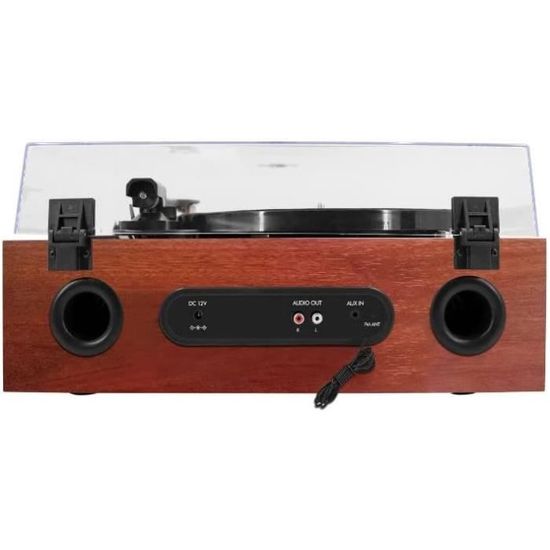 Platine Vinyle Stéréo 3 Vitesses 33/45/78t Avec Bluetooth - Mt201dg