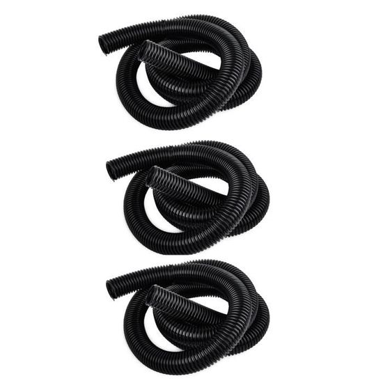 Dioche Tuyau Aspirateur EVA Noir 2M - Tube Souple Flexible 32mm Intérieur 39mm Extérieur