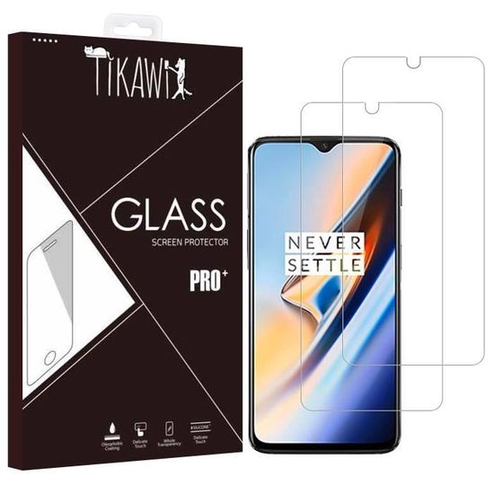 Protection écran En Verre Trempé 9H Pour OnePlus 6T - Lot De Films Protecteurs Transparents