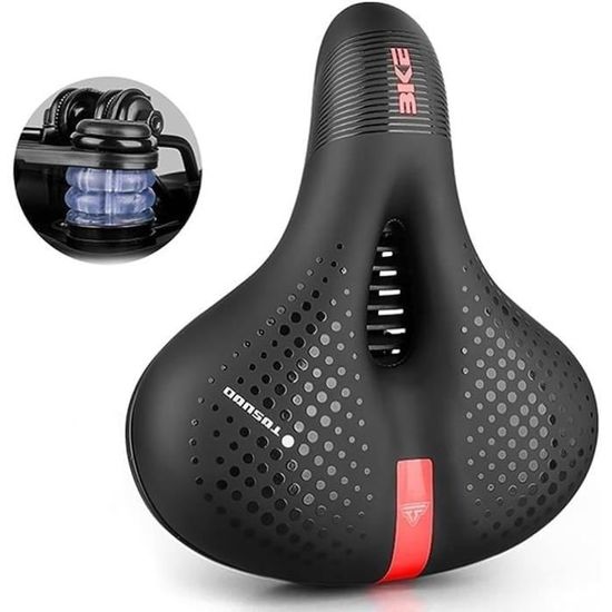 Ywei Creux Coussin Selle Siège de Vélo Souple En Silicone Avec