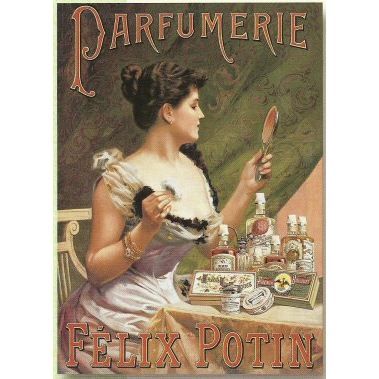 AFFICHE POSTER PUB RETRO PARFUMERIE FELIX POTIN