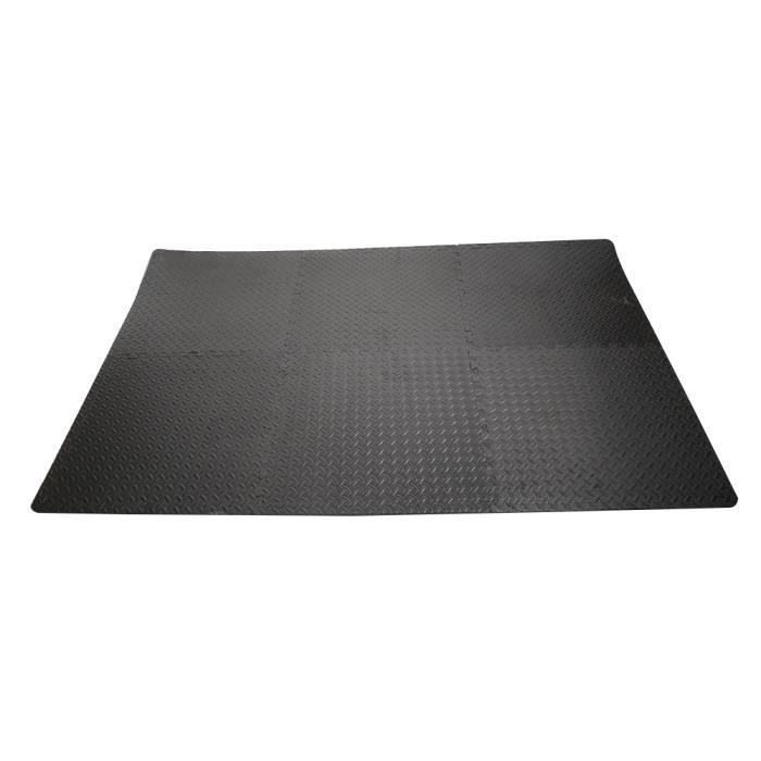 6 Dalles Carrées EVA - Tapis de sol, Sport, Gymnastique, Yoga, Tapis Puzzle