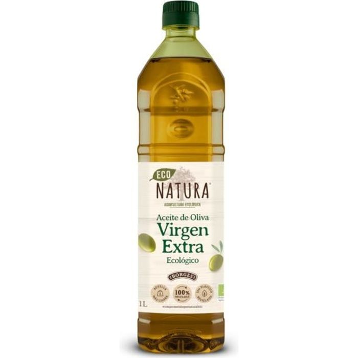 BORGES ECO-NATURA - Huile d'Olive Extra Vierge Bio 1 L de huile